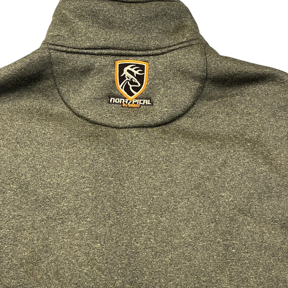 Nontypical Drake Fleece Vest Mens Medium Olive Full Zip Sherpa Lined Outerwear - Picture 6 of 9